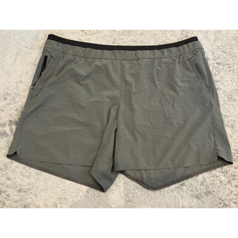 REI Co-op Mens 3XL Gray Lined Active Hiking Shorts Lightweight Outdoor Athletic